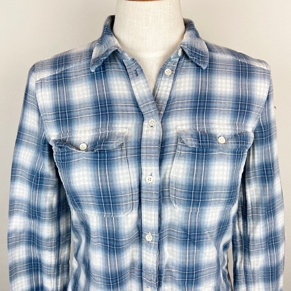 Paige Trudy Button Front Plaid Shirt - Picture 5 of 8